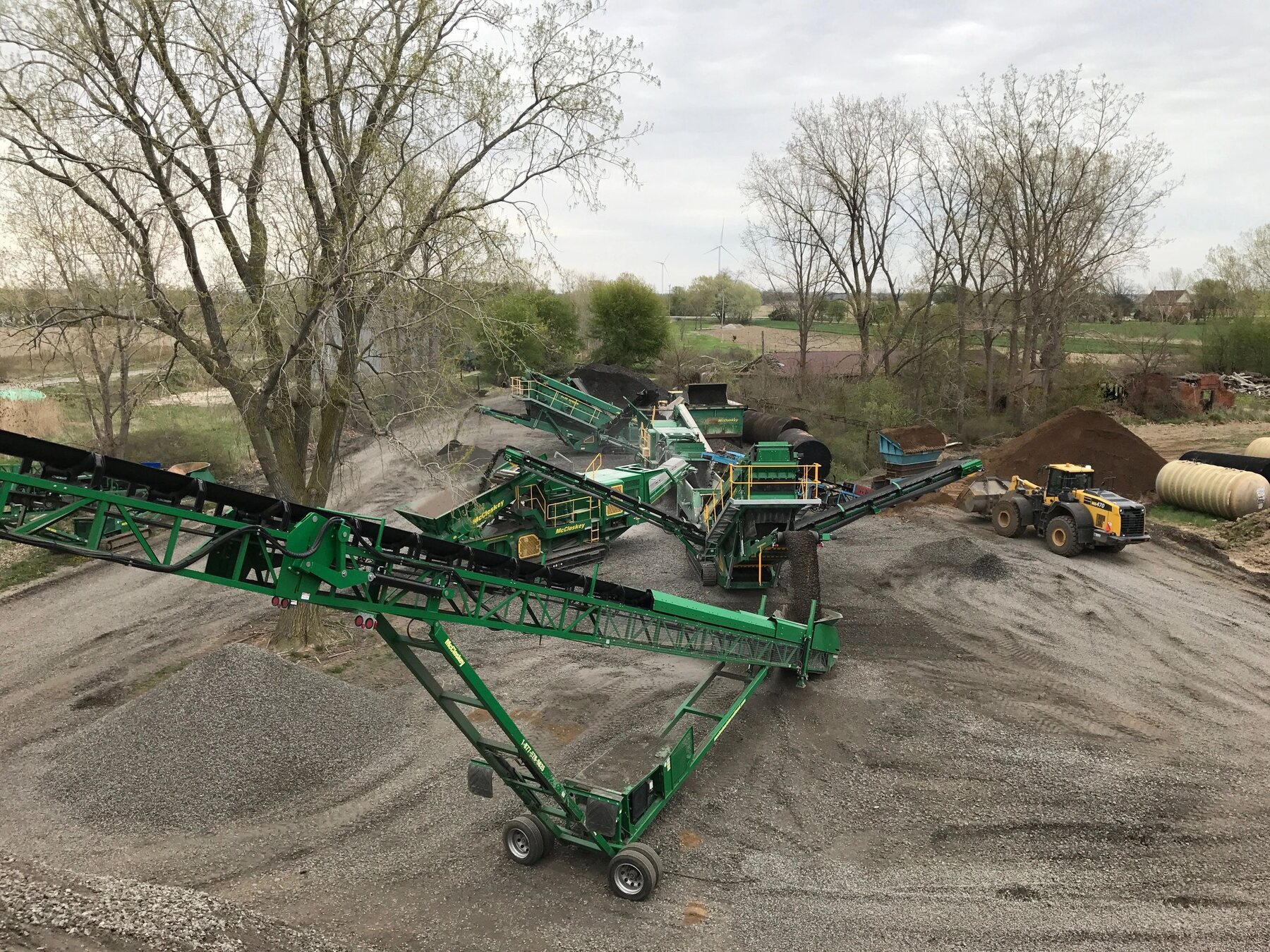 Gravel and trucking operations