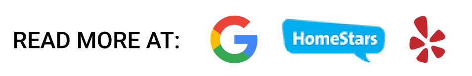 Read more at: Google, HomeStars, Yelp