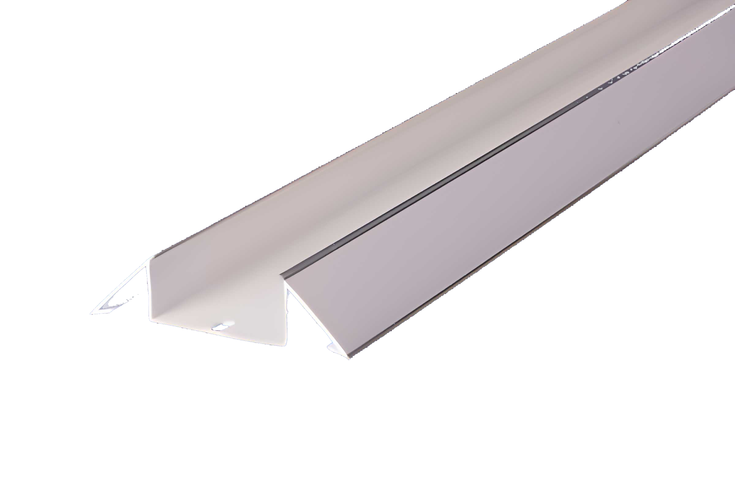 Double chamfer PVC profile