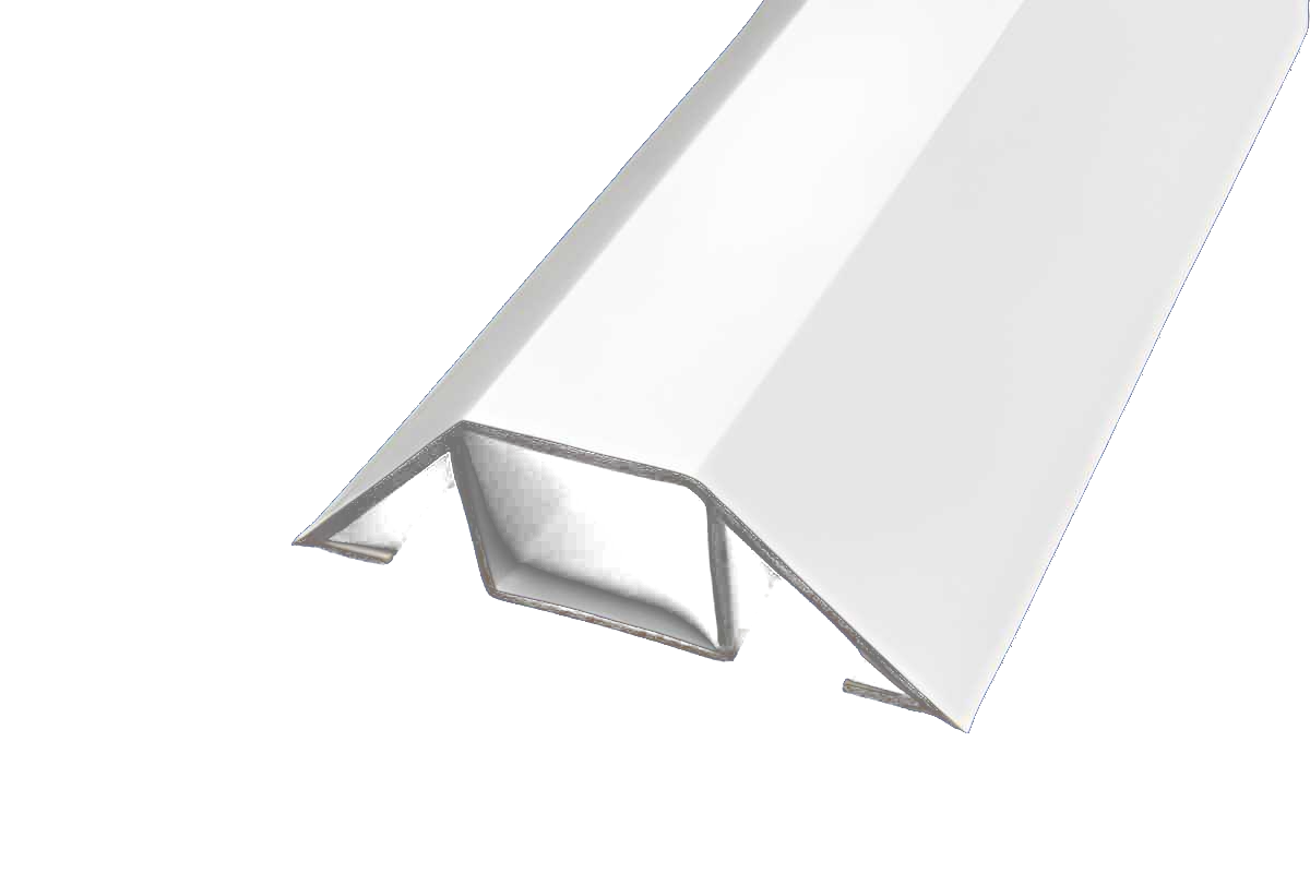 One piece rustication PVC profile