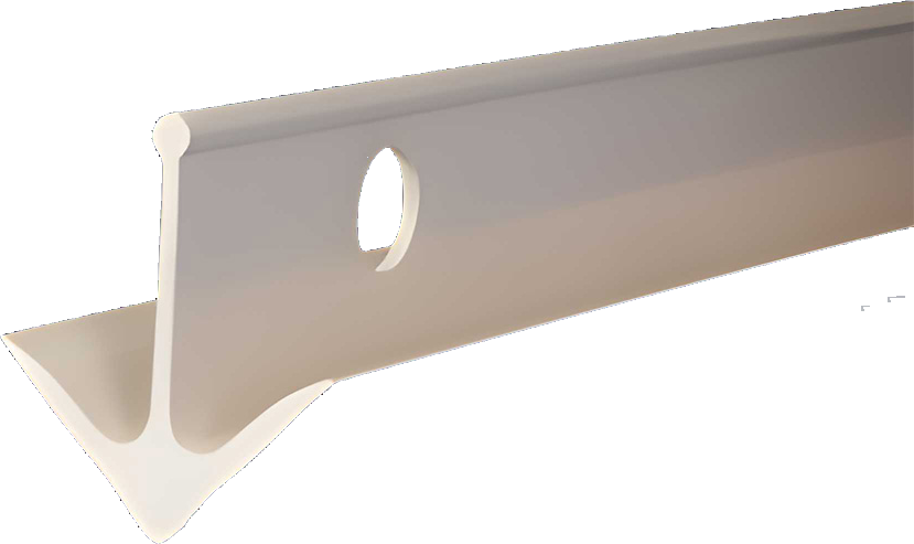 Slab Saver PVC floor protection profile